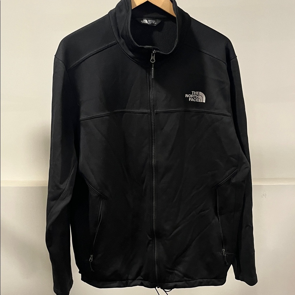 North Face Softshell Jacket Mens XL Black Apex Bionic Windwall Outdoors